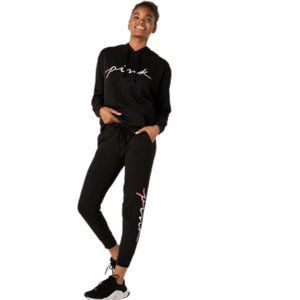 Victoria's Secret PINK Women's Everyday Lounge Skinny Jogger Black Large NWT